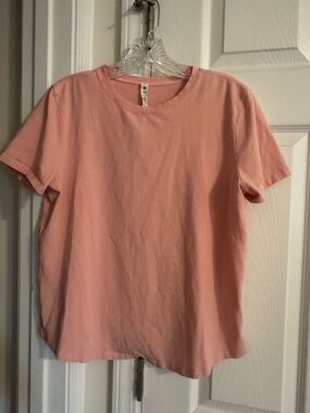 lululemon athletica Soft Peach Crewneck Tee